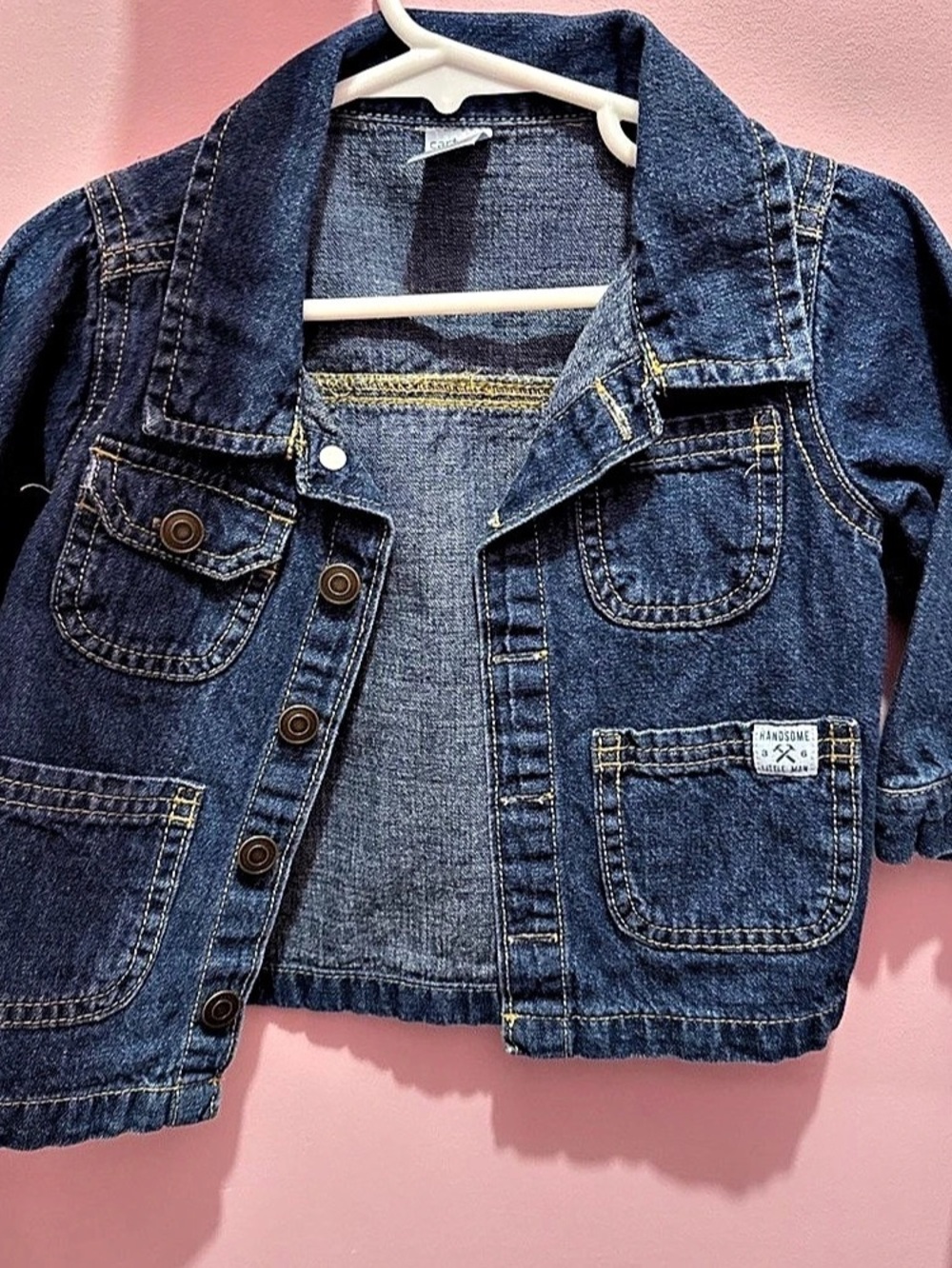 Little Me Baby Denim Jacket Size 18M Like New